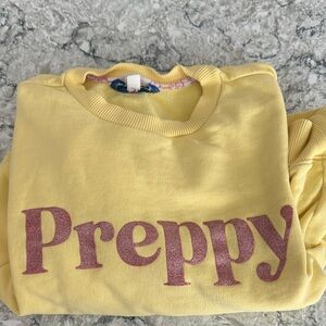 Vineyard Vines Yellow 'Preppy' Kids Sweatshirt